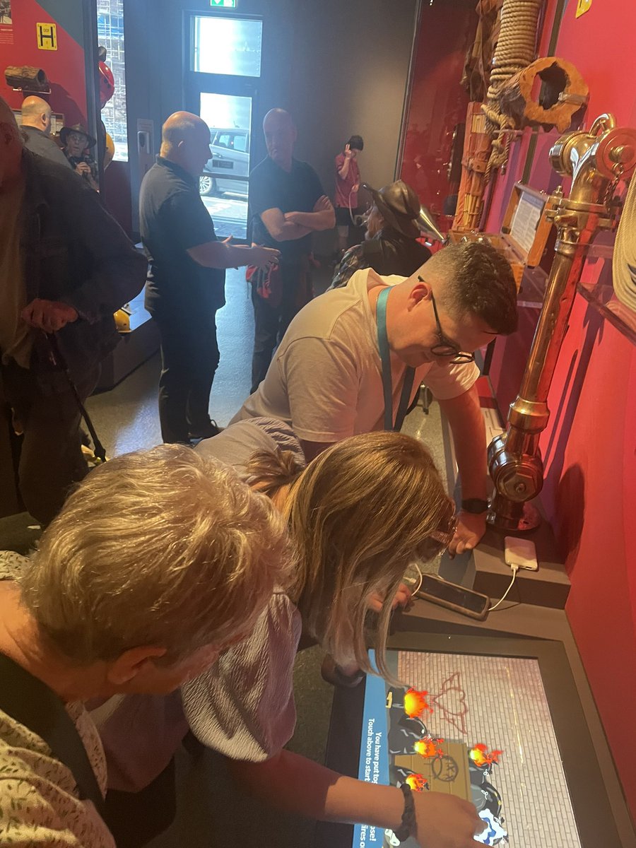 PilmenyDevProj's tweet photo. New Spin trip to Museum of Scottish Fire Heritage ๐
Thanks to Jim for all of his knowledge and history of the Edinburgh Fire Brigades!
Partnership with @CitadelYCLeith ๐
#intergenerationalpractice https://t.co/jgBD1wuUqC