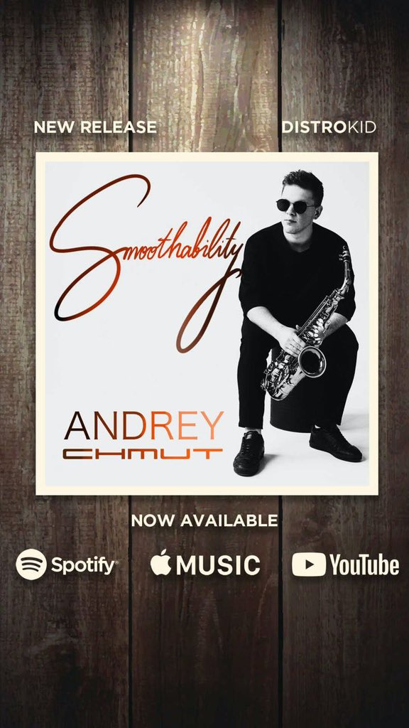 AndriyChmut's tweet photo. Hey friends, 
this day came my album “Smoothability” appeared on all digital platforms. 

https://t.co/3y0jz24dTG
Check this out 🎵🎷 https://t.co/DO7S4XxRuf