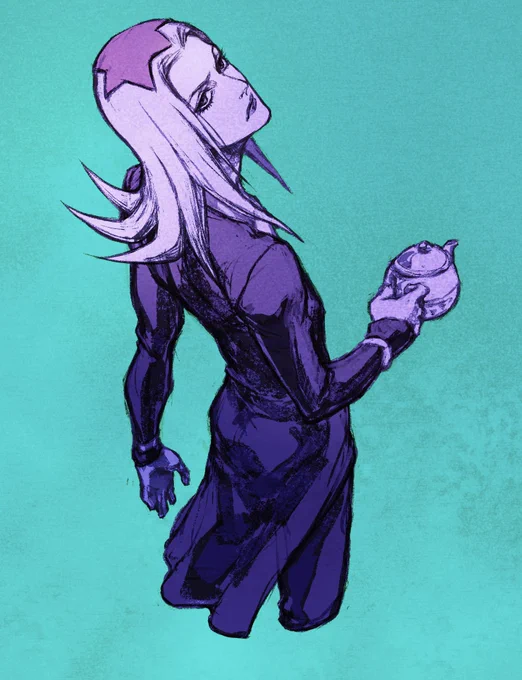 #1日1ラクガキ描いてみて改めて分かった、俺アバッキオ好きだ。何というか、ルックスと人生のバランスの悪さというか。スタンドの性質も好き。あと少しでチーム揃うぞっ #ジョジョの奇妙な冒険 