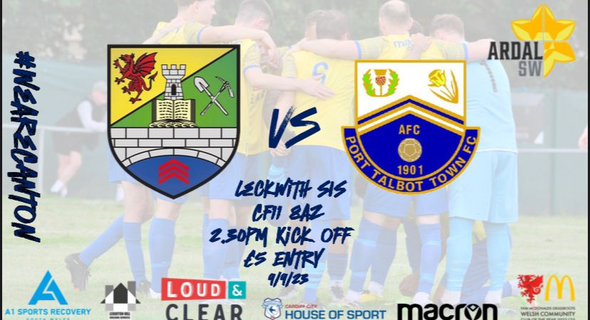 Next Up……

🏆 | <a href="/ArdalSouthern/">Ardal Southern</a> SW League
🆚 | <a href="/PortTalbotTown/">Port Talbot Town FC</a> 
📆 | Saturday 9th Sept 2023
⏰ | 14:30pm KO
📍 | <a href="/HouseofSportCDF/">Cardiff City House of Sport</a> 
🏟️ | <a href="/CDFSportsCampus/">Cardiff International Sports Campus</a> 
📫 | CF11 8AZ
🎟️ | Adults £5 | U16s Free 

#WeAreCanton #ArdalSW 🔵🟡