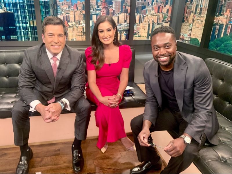 Great to start off the new school year with a visit to Steve &amp; Natasha of FOX 5 NY to discuss President Biden’s student loan program. #cancelstudentdebt