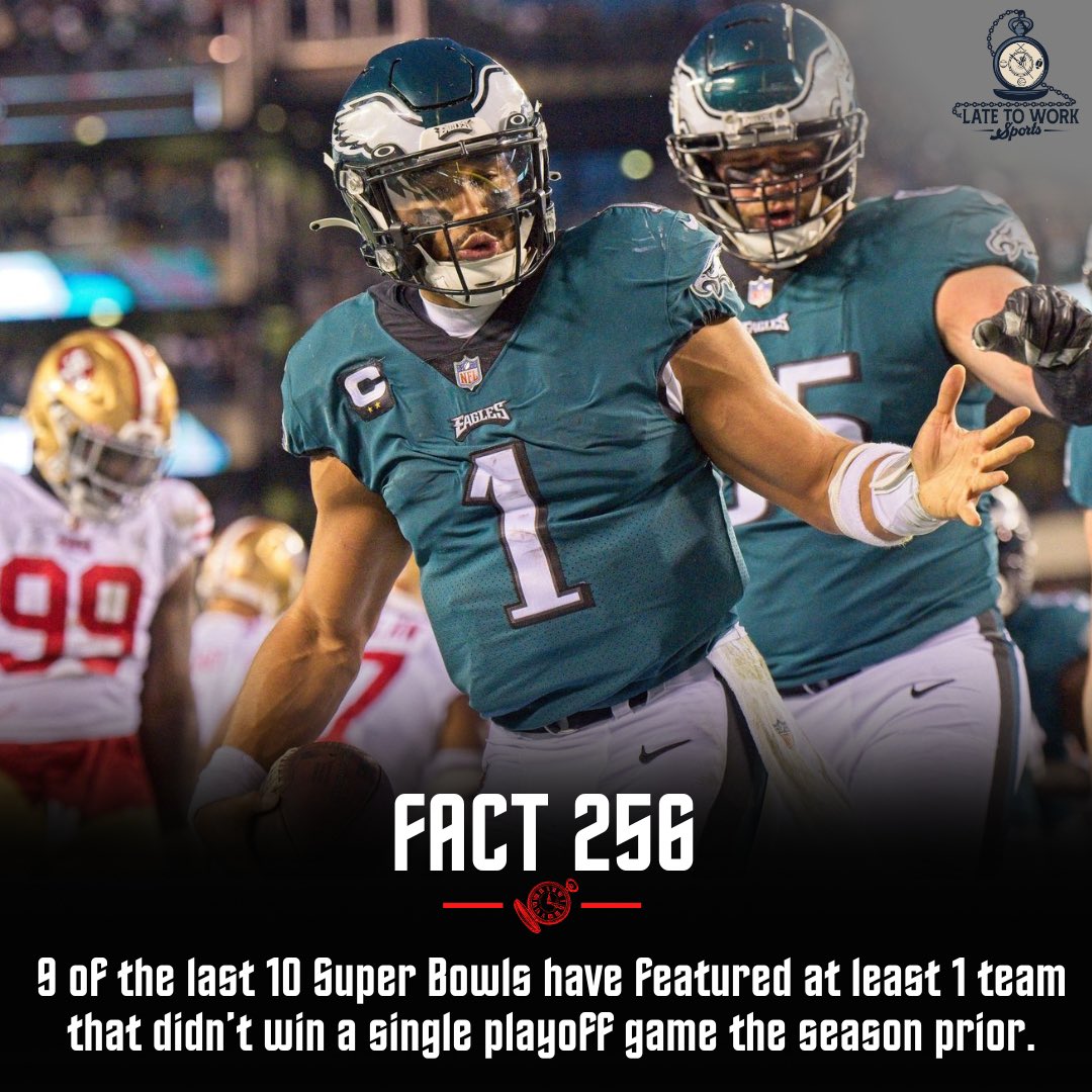Will history repeat itself? #nfl #football #playoffs #nflplayoffs #Superbowl #sports #facts #stats #latetowork #latetoworksports #sportspodcast #applepodcast #spotifypodcast #amazonpodcast #checkusout