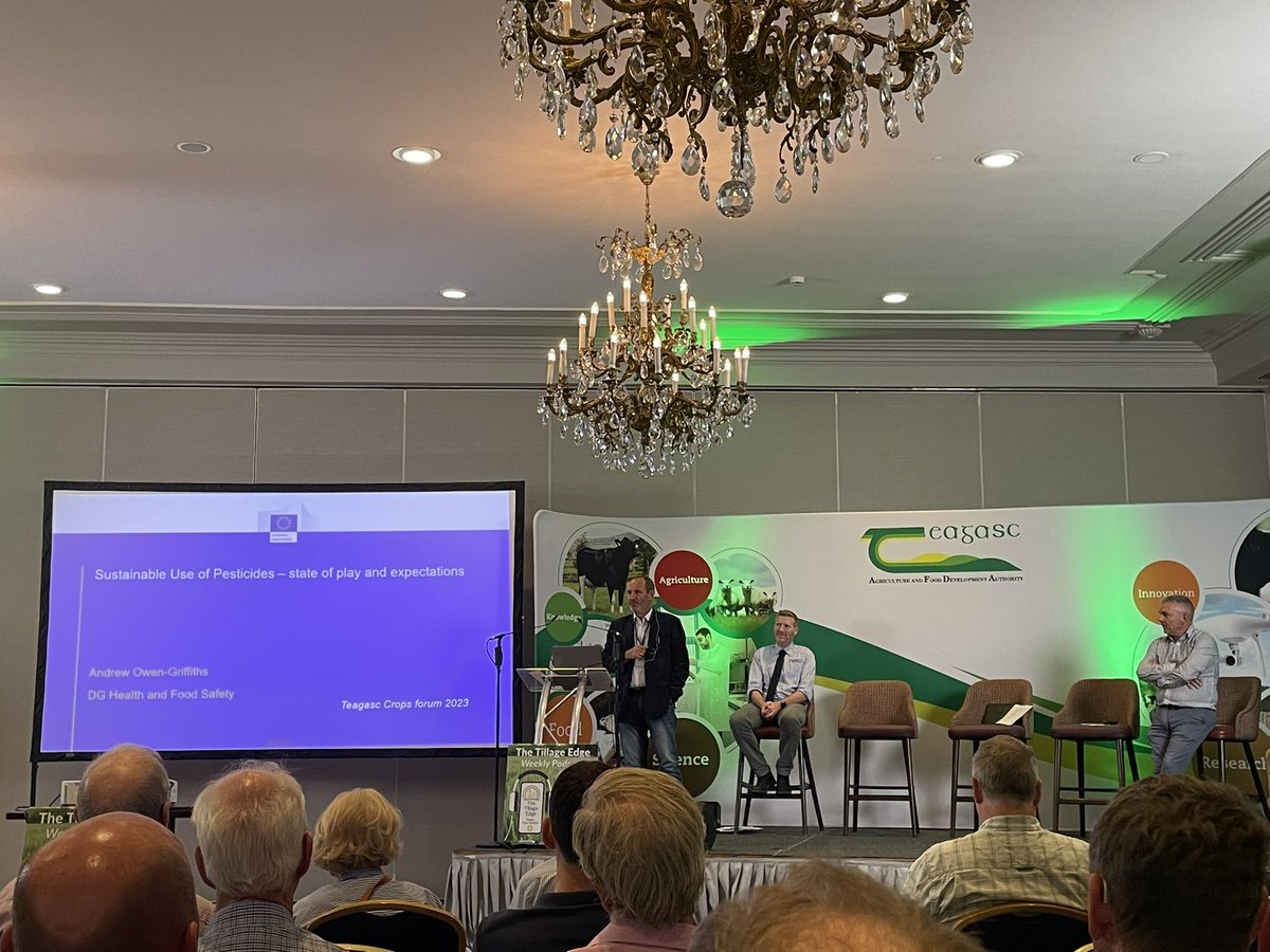 Here at the Teagasc Crops Event in Kilashee Hotel, Kildare for sector updates and current agri-environmental advice