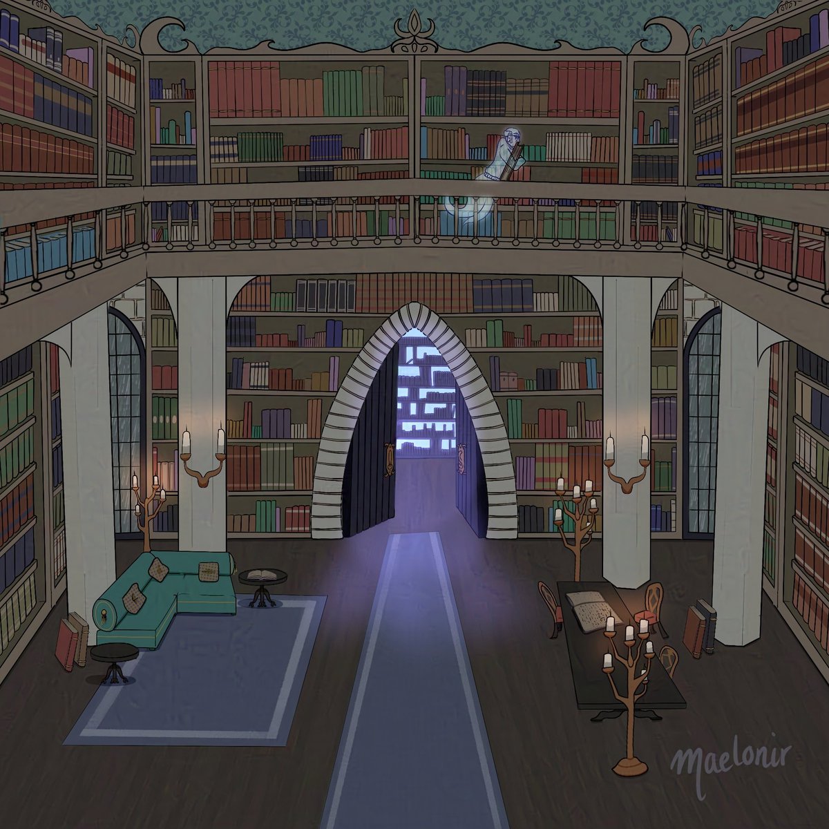 Maelonir's tweet photo. You have been granted access to our host’s private collection. If you need assistance please do not hesitate to ask the librarian.

Day 4 - Library

#sketchtember #sketchtember2023 #digitalart #art #humanartist #glazed https://t.co/UF75ZaeXBH