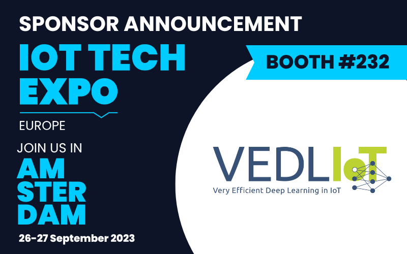 We are thrilled to announce that @VEDLIoT is now the official sponsor of the upcoming IoT Tech Expo Europe! 🌐 Their commitment to innovation in the world of IoT is truly inspiring, and their support will undoubtedly elevate this event to new heights.