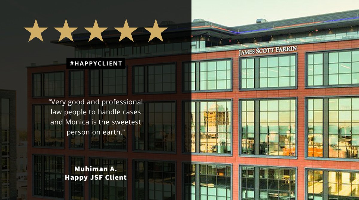 FarrinLaw's tweet image. #happyclient #lawfirm #5outof5 #10putof10 #10outof10wouldrecommend #carccident #workerscompensation #workerscomp #carcrash #socialsecuritydisability #lawyer #attorney #jamesscottfarrin #tellthemyoumeanbusiness