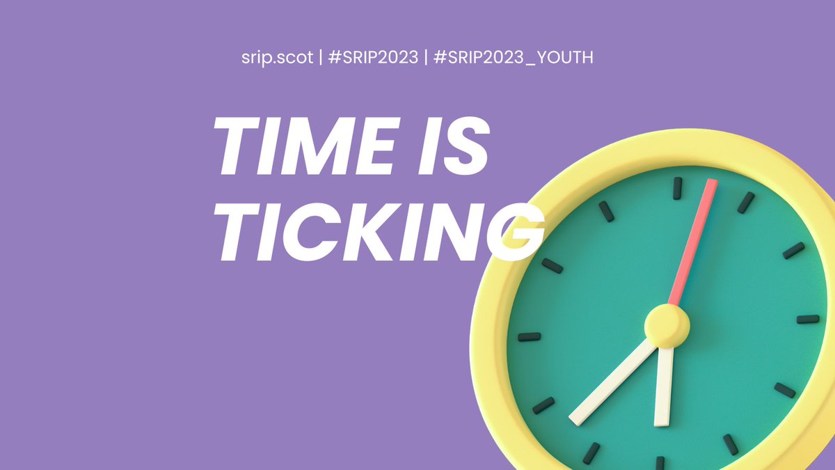 sriparliament's tweet photo. Time is running out! #SRIP2023 is approaching, and seats are filling fast! Limited spaces left, act now. Make your voice heard, connect, and shape rural Scotland's future.🏴󠁧󠁢󠁳󠁣󠁴󠁿

Register today: https://t.co/6xeBL1lRSZ.

Happy Friday!🙌

#RuralMovement #Scotland #Islands https://t.co/b9h7ZhLZgL