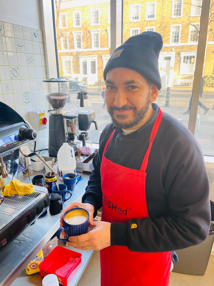 Soon we'll sadly say goodbye to Idris our Front of House Supervisor. We are so proud of him for securing a full-time position at our neighbours Imperial College! Could you be our next FoH Supervisor? For further details and how to apply, visit our website nourishhub.org.uk/news