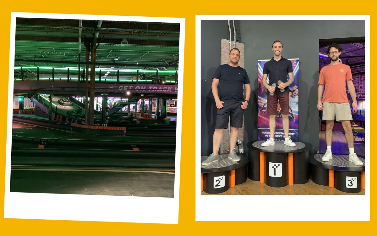 We had a sizzling fun day in the sun 🥵 yesterday with a trip to <a href="/Diggerland_UK/">Diggerland UK</a>, food and more than a few laps of e-karting.

Diggerland really is a big kid's playground and was a lot of fun. 😬 When it comes to karting, we won't talk about who got to stand on the podium. 📸