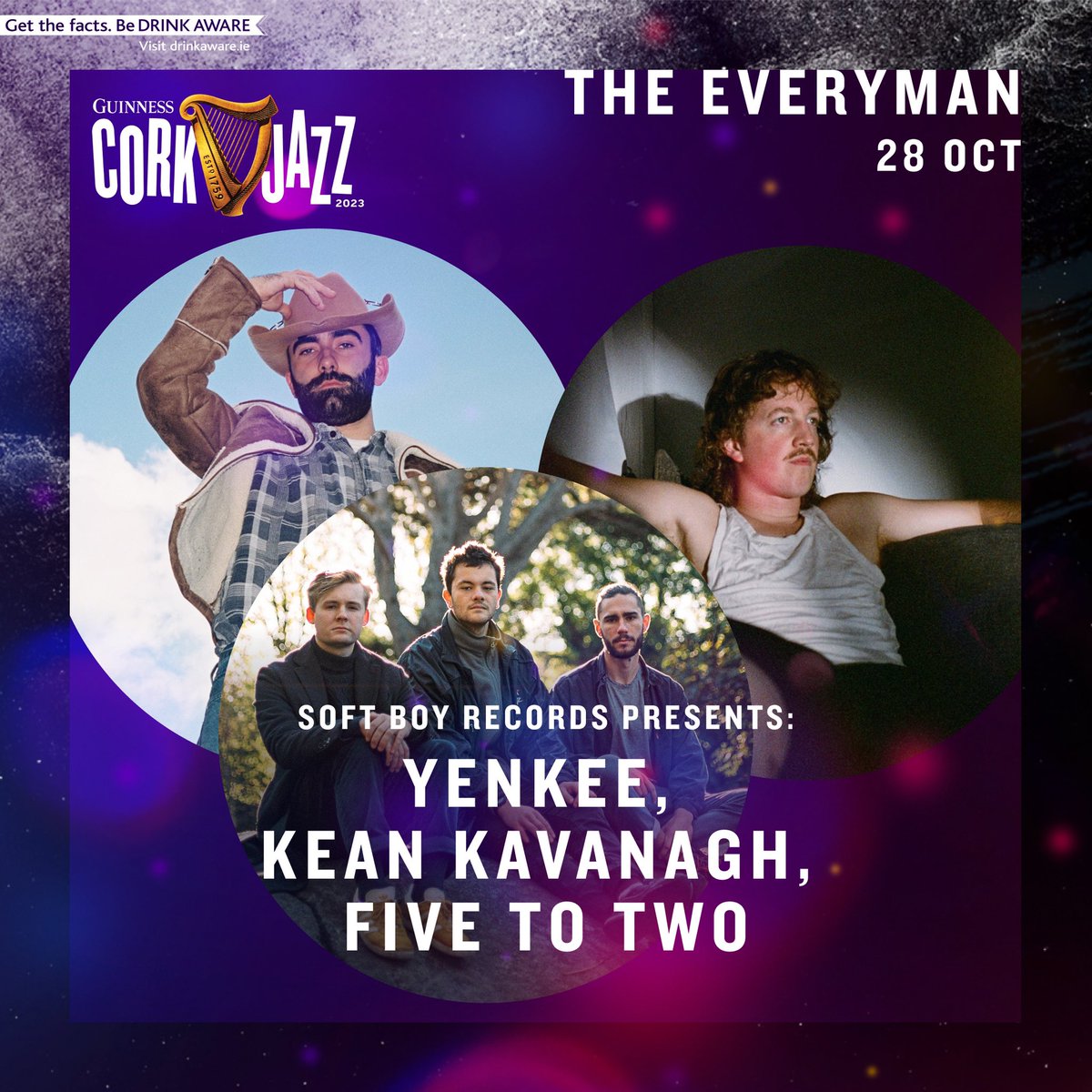 Don’t forget to grab a ticket for our event at @EverymanCork theatre on Oct 28th for @corkjazzfest! Yenkee, @keankavanagh, @fivetotwo + a very special guest TBA 🤫 Tickets: guinnessjazzfestival.ticketsolve.com/ticketbooth/sh…