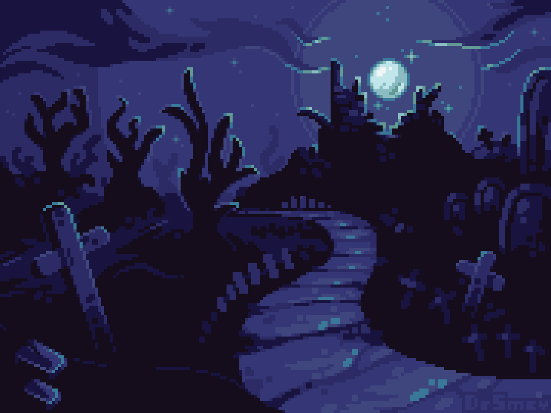 #aseprite #pixelart #madewithaseprite
Spooky Night
(Repost from May 2022)