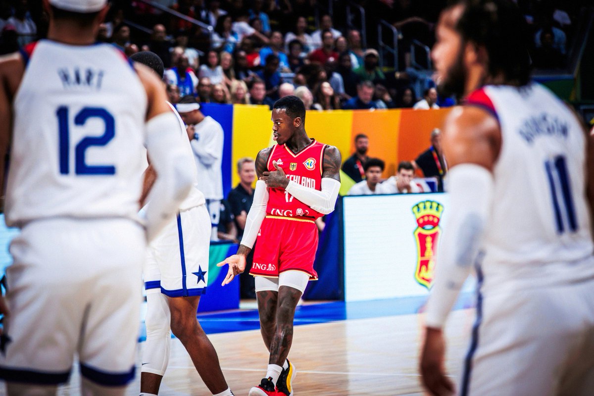 SLAMonline's tweet photo. GERMANY DEFEATS USA 113-111! @FIBAWC #FIBAWC https://t.co/RWmvMyadhC