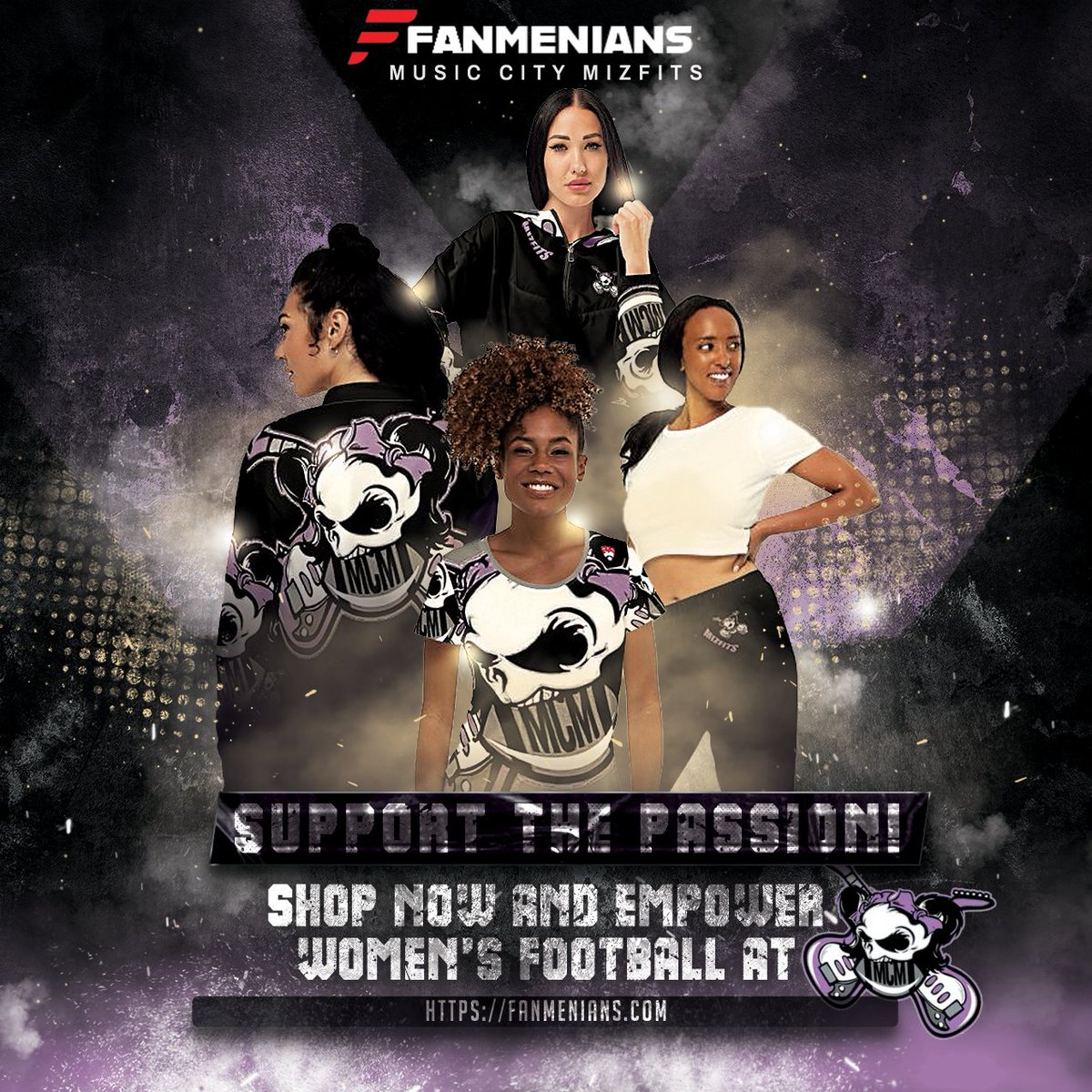 Hey there, Nashville Women's Football fam! We've got some amazing new items available in our IG shop and on Facebook. You can also explore them at fanmenians.com.
📷 Mizfits Merch: Flaunt your Mizfit pride with our trendy tees, hoodies, and accessories - Grab yours NOW!