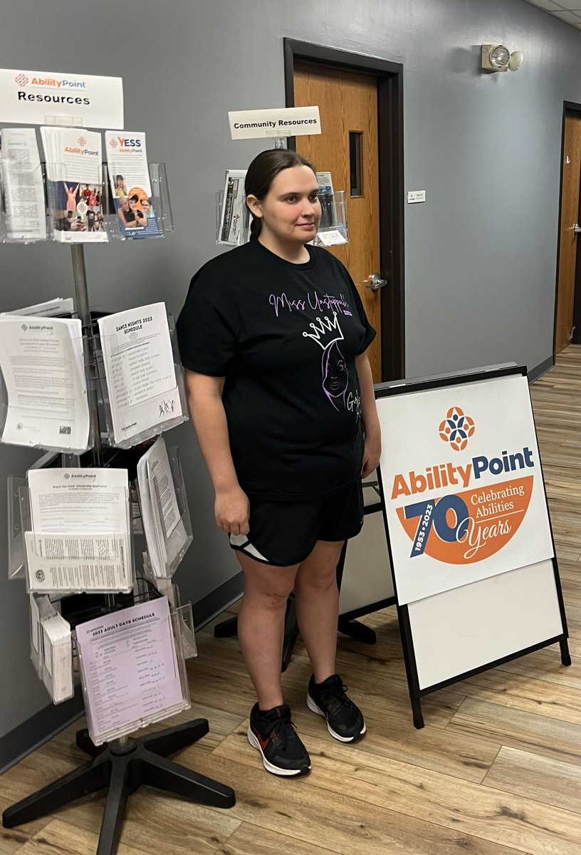 AbilityPoint_'s tweet photo. @KSNNews working on a story about our Miss Unstoppable pageant and 10th anniversary event. https://t.co/1E6HvCnSje