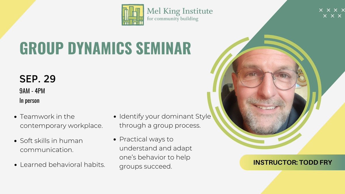 Looking to enhance your teamwork skills? Join our Group Dynamics training! #TeamworkSkills #GroupDynamics #WorkplaceTraining REGISTER NOW melkinginstitute.org/event/7200