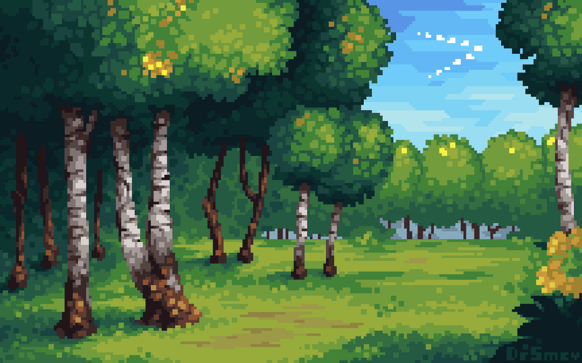 #aseprite #pixelart #madewithaseprite
Forest Clearing
(Repost from July 2022)