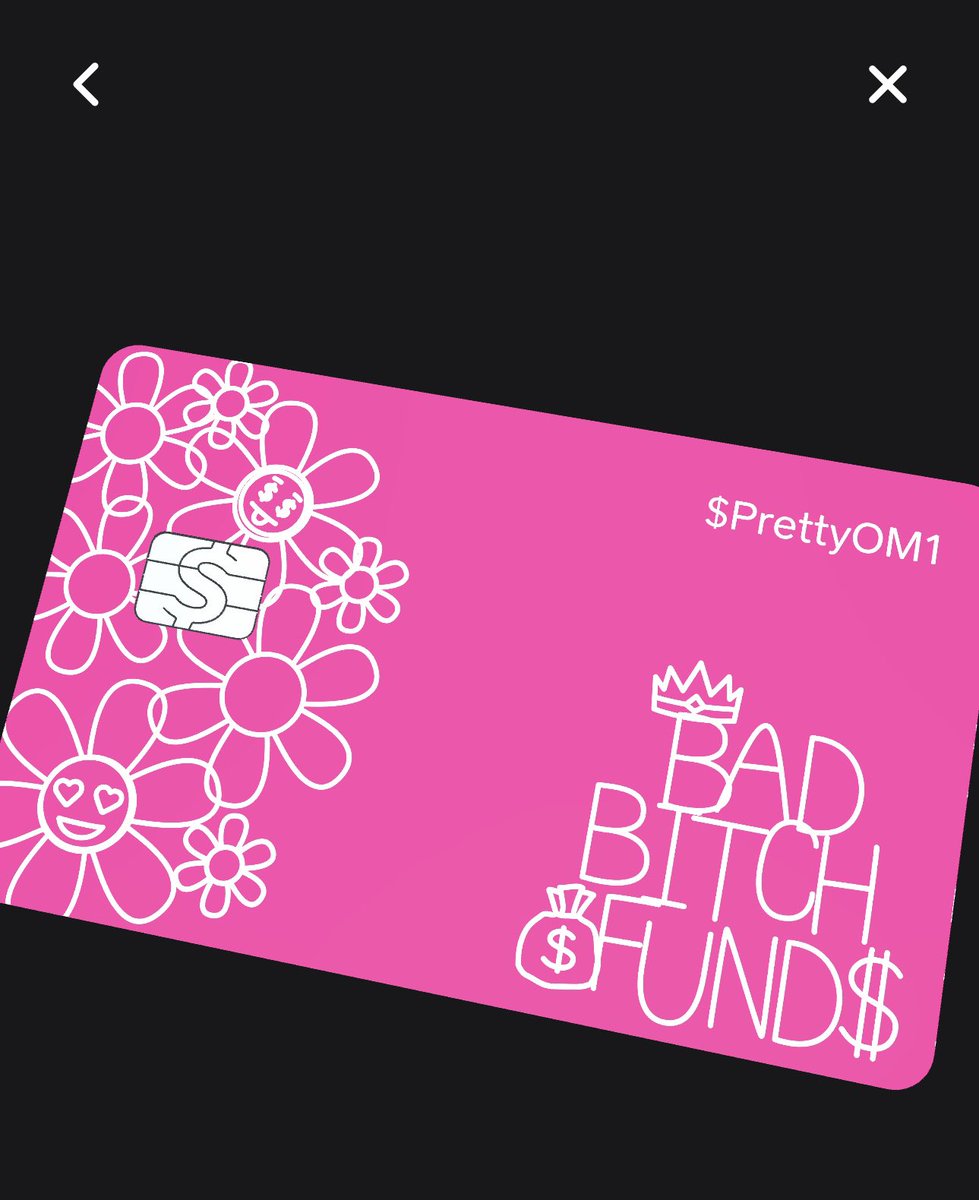 YagirlOOO's tweet image. My New Cash app Card 😍😍😍 so Girly!