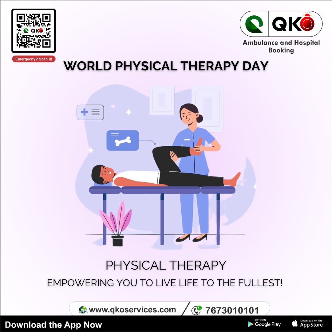 QkoServices's tweet photo. Pain to Progress: Honoring the Role of Physical Therapists Worldwide.
Follow Us : @QkoServices
#AmbulanceOnCall #qkoservices #savinglivesonwheel #ambulancesupport #ambulanceservice #startup #worldphysicaltherapyday #physicaltherapy #physicaltherapyday #physiotherapy https://t.co/IXSW6qk1Nv