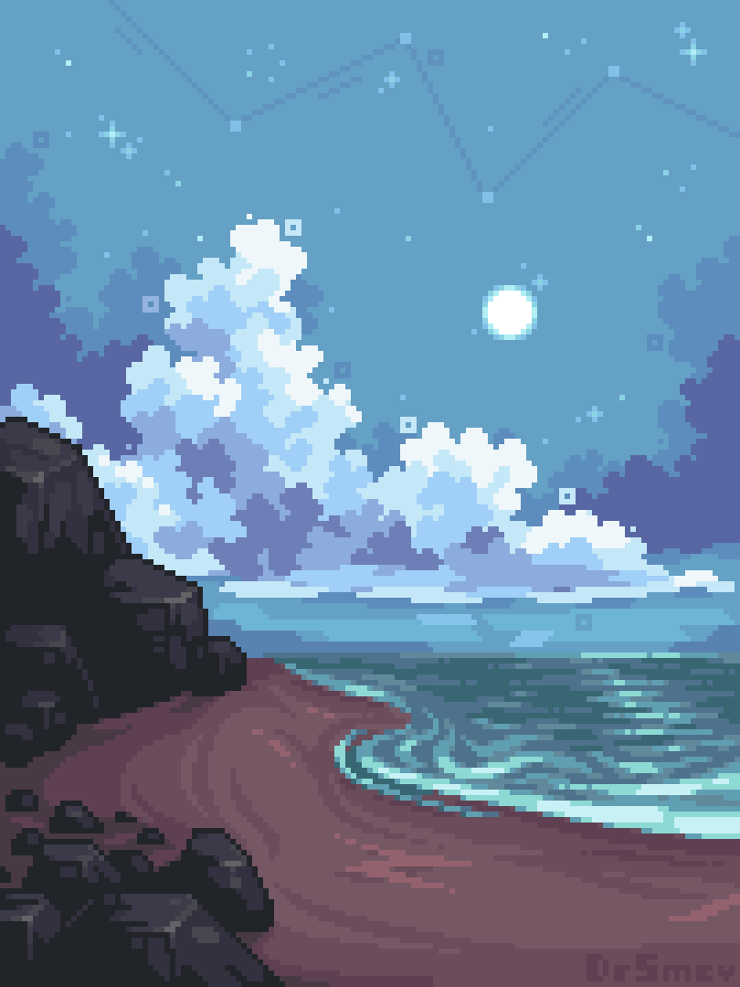 #aseprite #pixelart #madewithaseprite
Sea Shore
(Repost from July 2022)