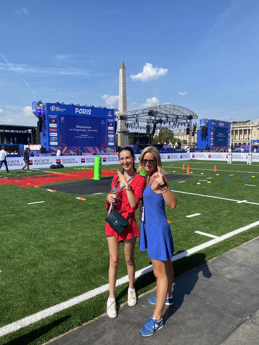 👌🏼❤️🐠 
« Retrouvez-nous à partir du 8 septembre sur le village 100% rugby de la Place de la Concorde pour un moment de partage et convivialité auprès de grandes figures du rugby français invitées par notre agence ! 🏉