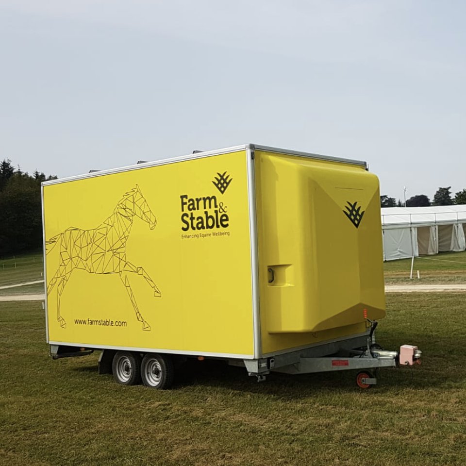 FarmStable's tweet photo. We're setting up for another show! Any guesses as to where we are off to next?? 👀 https://t.co/ziRWsDAiOW