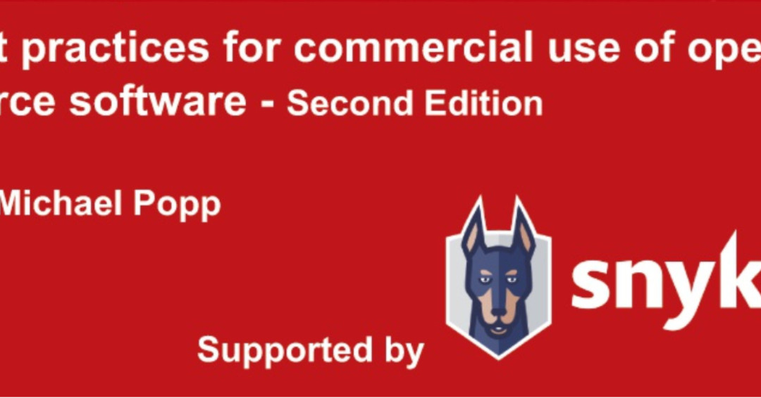 karl_popp's tweet image. New, extended second edition, Quote: “You really can’t beat the value ...  everything you need to know about open source software--from business models to success, this book covers it.”.  amzn.to/2qVxxT3   #BoS2023 #OSCON #OSSUMMIT #kubecon #FOSDEM2021 #snyk