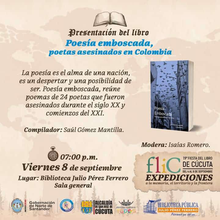 SaulGomez451's tweet photo. Hoy viernes 8 de septiembre en la Fiesta del libro de Cúcuta, FliC. https://t.co/rOnrZHqbUw
