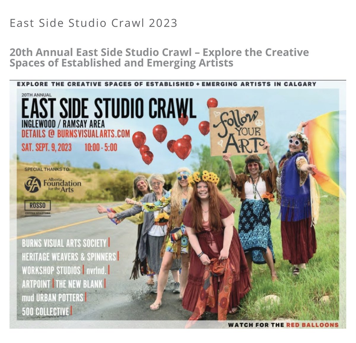 everydaytourist's tweet photo. Calgary has a very diverse art gallery scene. Learn more: https://t.co/d2oNUjIfYB This weekend is going to be busy both a Crawl &amp; A HOP? 
@CalgaryArtsDev @alexsarian @GiantBlueRing @trepanierbaer @esker @GalleriesWest @BurnsVisualArts @ramsaycalgary #artgallery #Calgaryarts https://t.co/0gLkuRVb8A