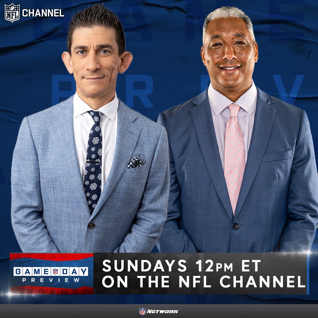 AndrewSiciliano's tweet photo. Excited to announce a NEW Sunday pregame show.

@NFLGameDay Preview
⏰12pm ET

Join me, @wyche89, @nflnetwork reporters live on the field, @NFLFantasy experts, and more!

STREAMING on @NFL FAST channels:📺📲
@YouTube 
@TheRokuChannel
@Tubi
@PlutoTV
@peacock
@VIZIO
@LGUS
@xumoplay https://t.co/8dOVhdVKMx