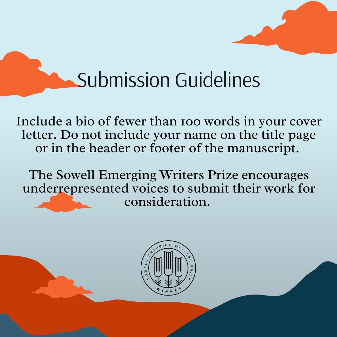 sowellcollect's tweet photo. The Sowell Emerging Writers Prize 2023 submissions are about to open!! This time we want your Poetry manuscripts. @Terrainorg @TTUpress

#sowellcollection #poetry #literature #nature #community #archive #writers https://t.co/ZNpjtkqkd2