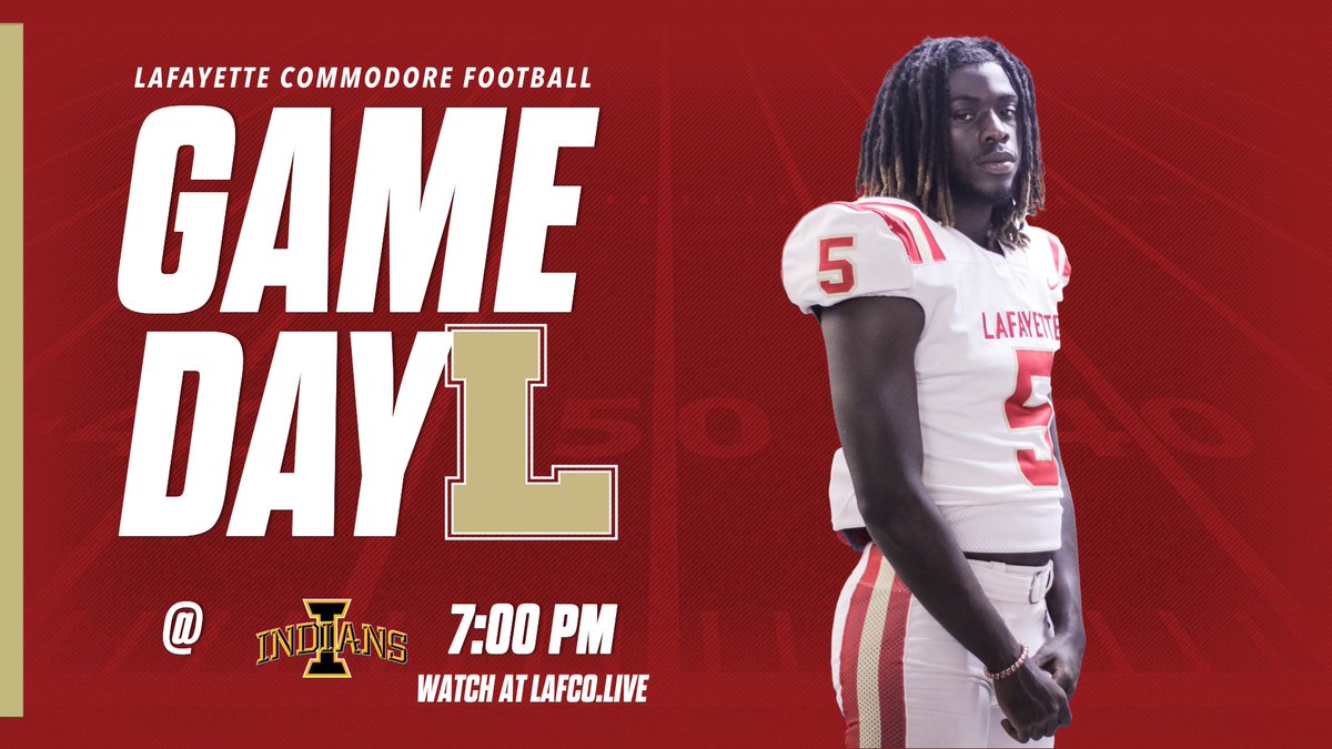 LafCo_Athletics's tweet image. The Commodores travel to Itawamba Agricultural High School for the Friday match-up.
Tickets are cash only $7.00 at the gate. You can catch the live stream at lafco.live (or download the Lafayette channel on Roku).