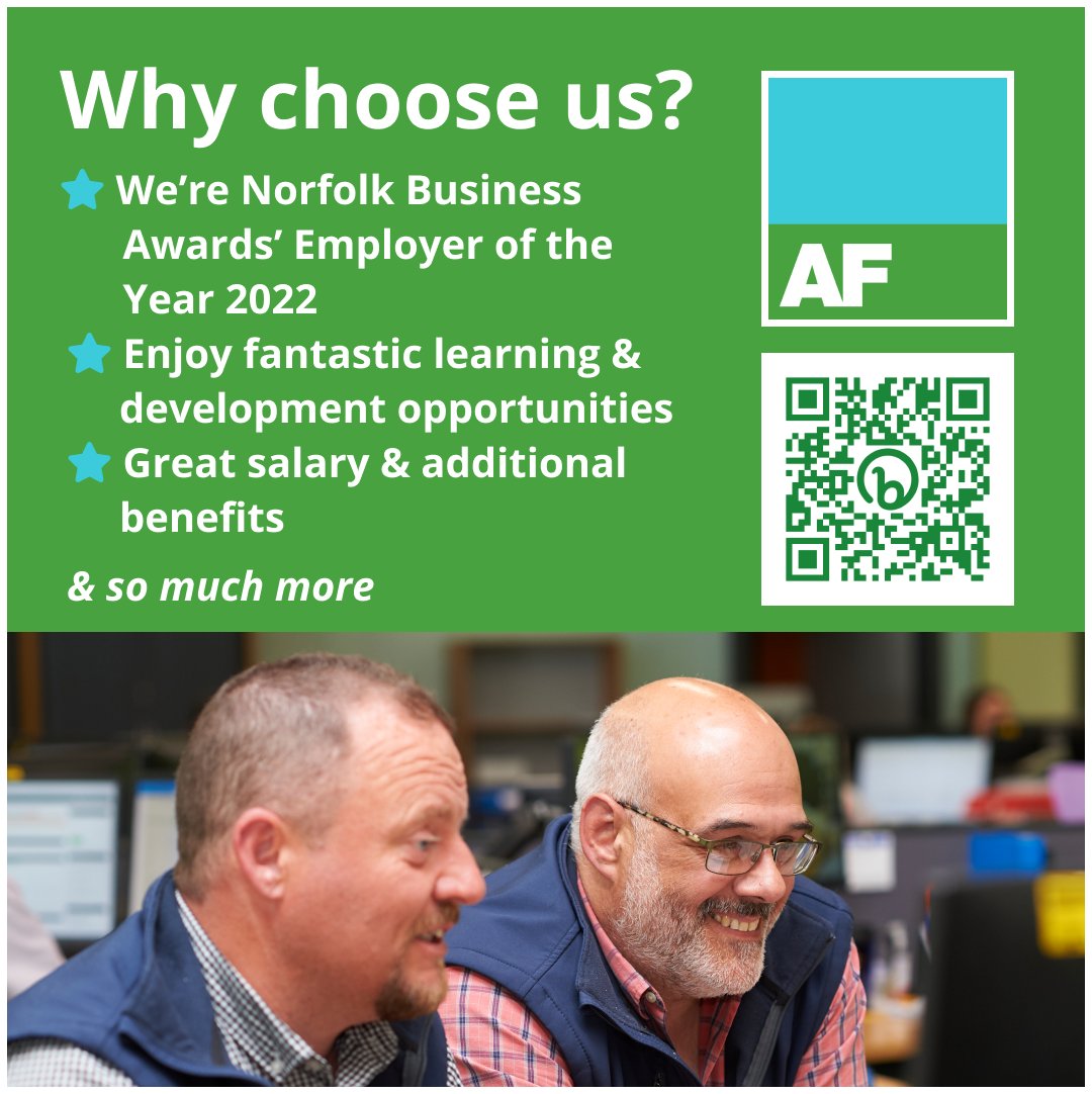 afgroupuk's tweet photo. Considering a #career change?

There are lots of reasons to choose a #job at AF: from working with our #farmer #coop Members, our beautiful AF HQ location on #farm and fabulous free lunch in our cafe. 

Check out our current #vacancies &amp; apply online: https://t.co/cdhUzPCG6i https://t.co/2v0V1JRa8G