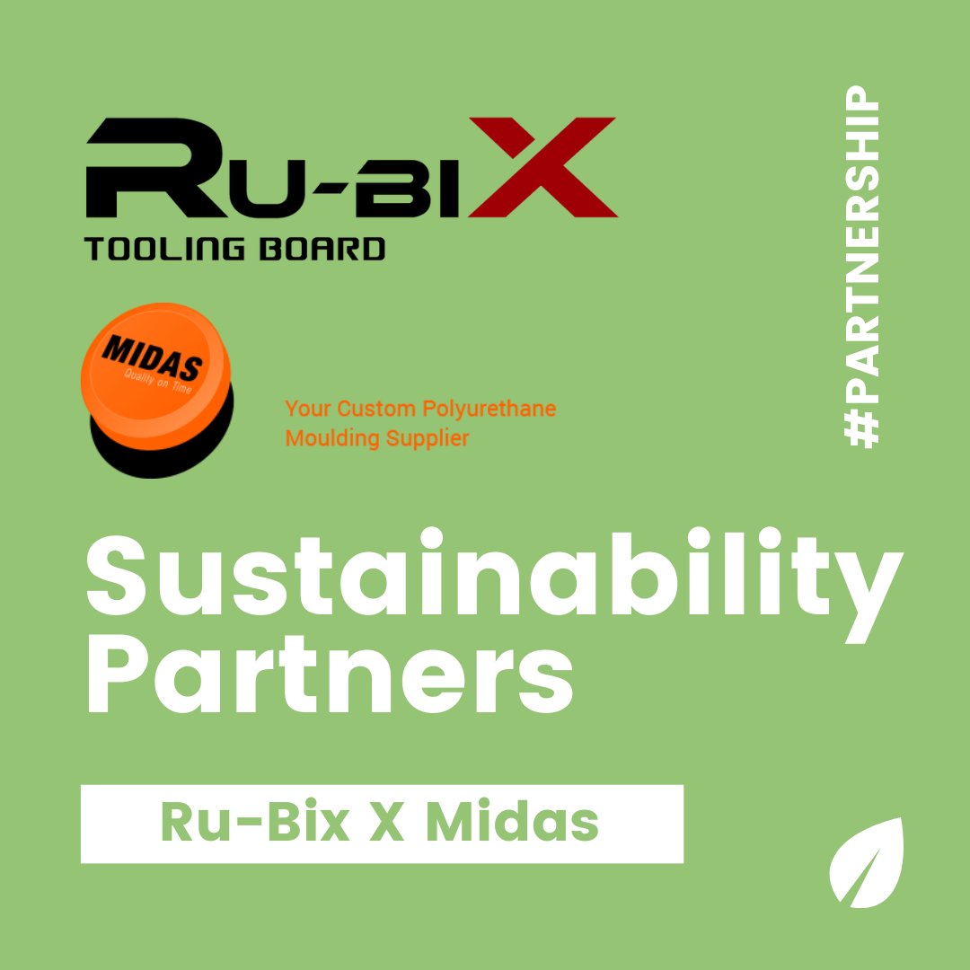 🌿 Historic day for Ru-bix: @Midas_Pattern, our esteemed 'Carbon Net Zero' customer, champions our sustainable tooling board. A true collaboration for a greener future in engineering! 🌍🤝🎉 #MidasGreenInitiative #RuBixSustainability 🇬🇧🍃