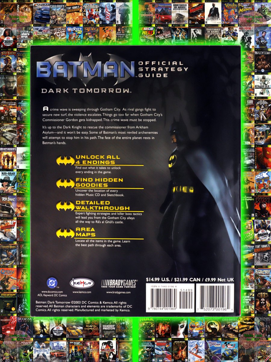 Thinkboxpodcast's tweet photo. Hello everyone! Today's Brady Games spotlight from my personal collection is number 1 and 2/128 and features both variants of the guidebook to Batman: Dark Tomorrow.
#thinkinginsidetheboxpodcast #Bradygames https://t.co/2B9qEFvsho