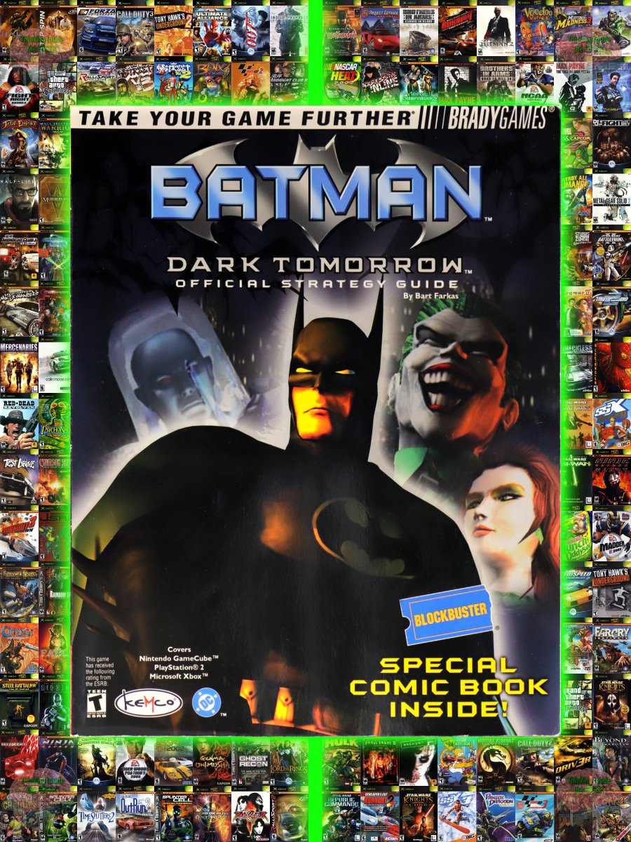 Thinkboxpodcast's tweet photo. Hello everyone! Today's Brady Games spotlight from my personal collection is number 1 and 2/128 and features both variants of the guidebook to Batman: Dark Tomorrow.
#thinkinginsidetheboxpodcast #Bradygames https://t.co/2B9qEFvsho