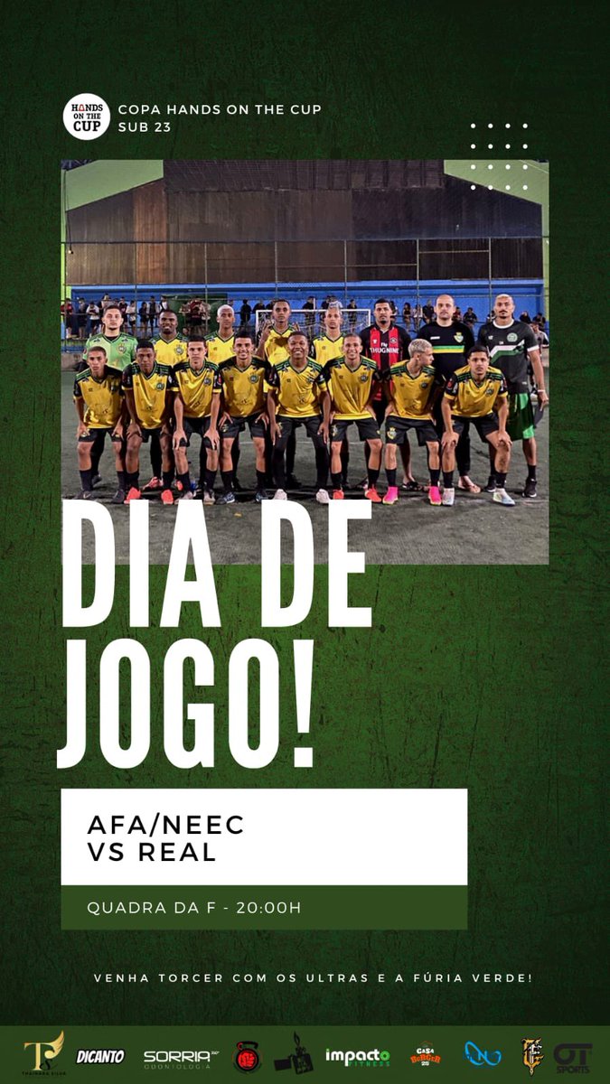 AFAPBI's tweet photo. DIA DE AFA!

Entraremos em quadra hoje pela 2 rodada da Copa Hands on the Cup- sub23, as 20H contra a forte equipe do Real Paracambi.

Vamos juntos em busca dos 3 pontos, venha torcer com os ULTRAS e a Fúria Verde.

1,2 AFA! https://t.co/zKtX8Wyr34
