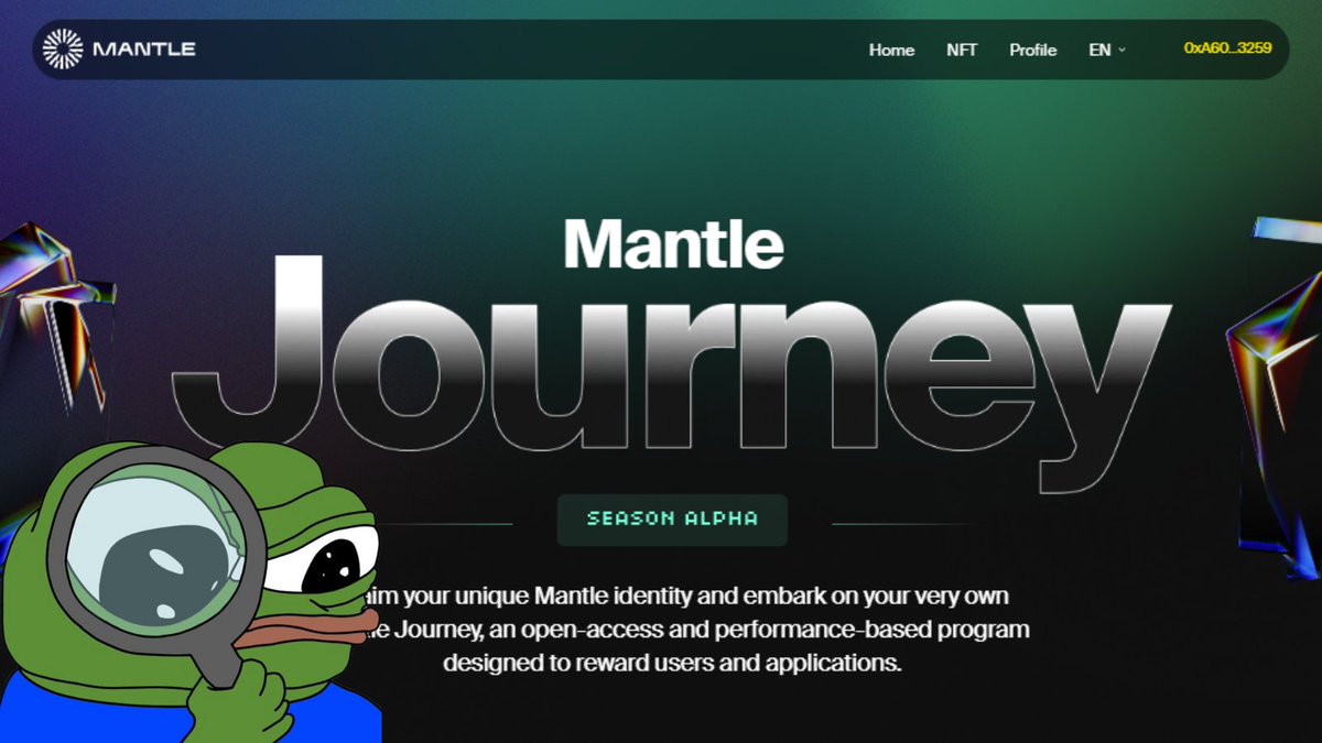 20M $MNT worth $9M is about to be distributed through the <a href="/0xMantle/">Mantle Network</a> Mantle Journey incentive program

Here's how to participate and level your NFT

🧵👇
