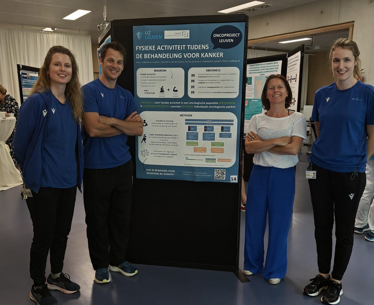 Kine <a href="/UZLeuven/">UZ Leuven</a> Gasthuisberg - Pellenberg in beweging voor beweging tijdens en na kanker🎗️
#WorldPhysiotherapyDay2023 <a href="/FaBeRkuleuven/">FaBeR KU Leuven</a>  <a href="/KULeuvenPT/">KU Leuven PhysioTher</a> <a href="/LKILeuven/">Leuven Kankerinstituut</a>