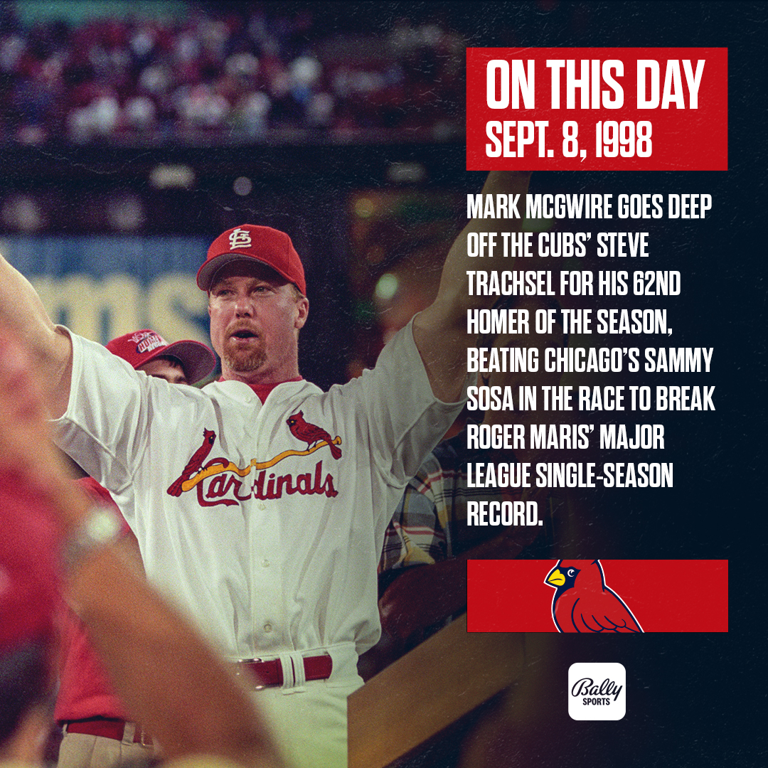 FanDuelSN_MW's tweet photo. It's been 25 years since Big Mac broke baseball's single-season home run record. #STLCards https://t.co/ENKzYs6ueg