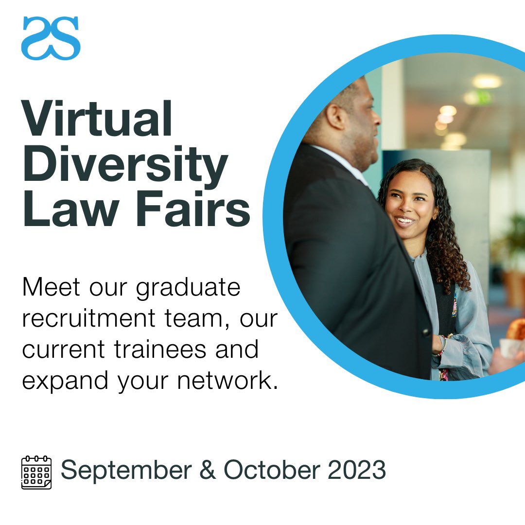 We are delighted to be attending the Virtual Diversity Law Fairs with @aspringsolicitors on 9th &amp; 23rd October. We are looking forward to meeting everyone attending and answering all your questions on everything BCLP!’ #BuildBeBoldBelong