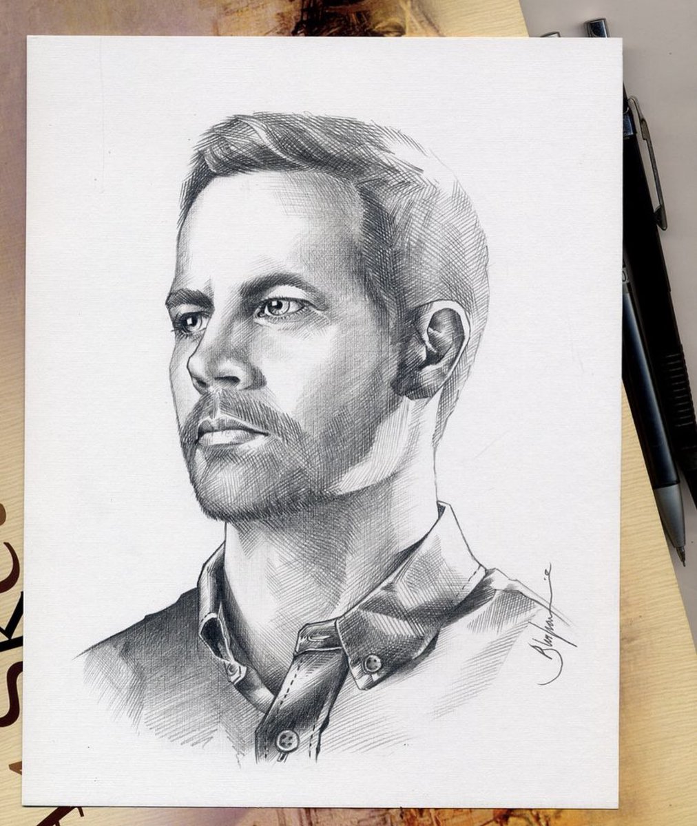 RealPaulWalker's tweet image. Very cool sketch by BurhaniAnnas on Instagram. ✏️ 

Don’t forget to tag your tributes using #PaulWalkerArt as we share more in the future for #FanArtFriday! #TeamPW