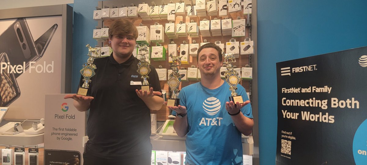 X4 wins! 🏆🏆🏆🏆 Shout
Out to the New Kensington team for being top store in WPA for the 4th month in a row. 🐐 <a href="/DViechnicki/">Dan Viechnicki</a> @ATTPortablesEVD @ATTPortablesWB <a href="/Jon_Russell__/">Jon Russell</a>