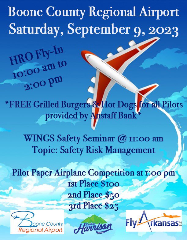 FlyHro's tweet image. Weather is going to be perfect. Fly into KHRO!