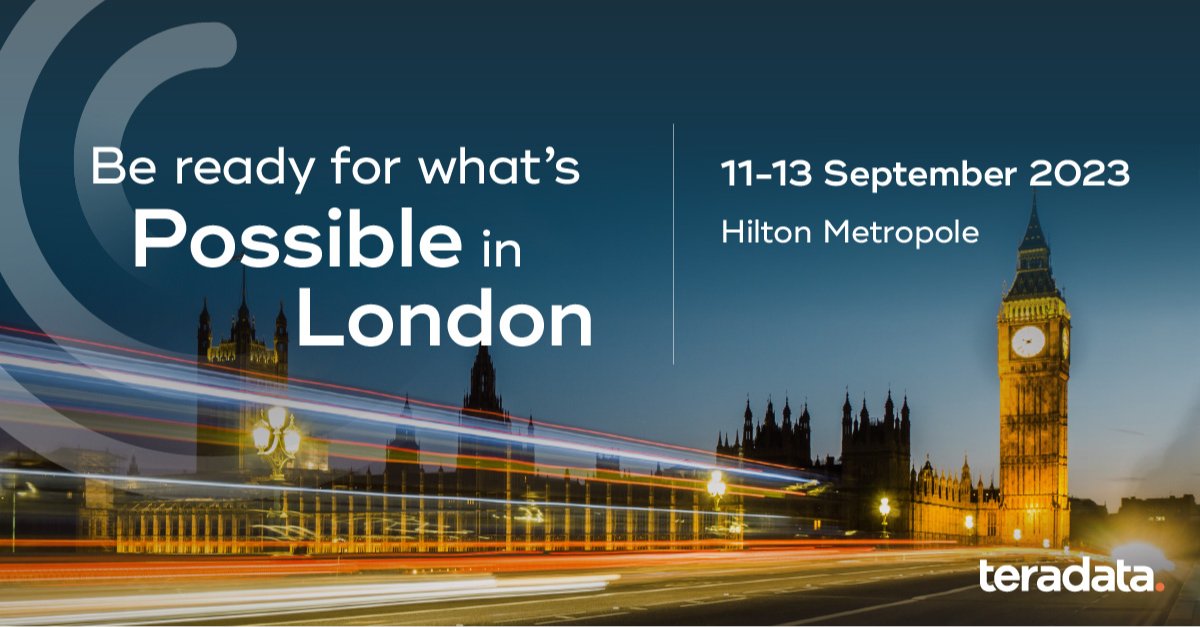 Join us in London this September for Possible, the global event series tailored for business, analytics, and IT leaders. 

Let's create a positive impact on your business together. Register now: lnkd.in/gDCkKSMz bit.ly/464IQqe