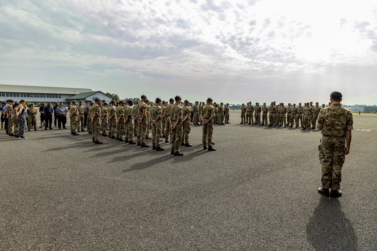 On the Anniversary of the late Queen’s death, the King’s Colour Squadron and members of @RAFNortholt paid tribute to Queen Elizabeth II with a Parade and a minutes silence.