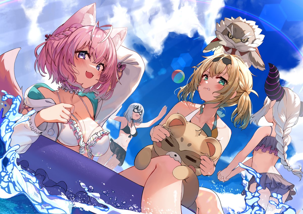 @natsuiromatsuri Hello, My name is Trap and I mainly draw Hololive illustrations
I'd be happy to work with you if you're interested.
Thank you very much for the opportunity
Here are my examples: