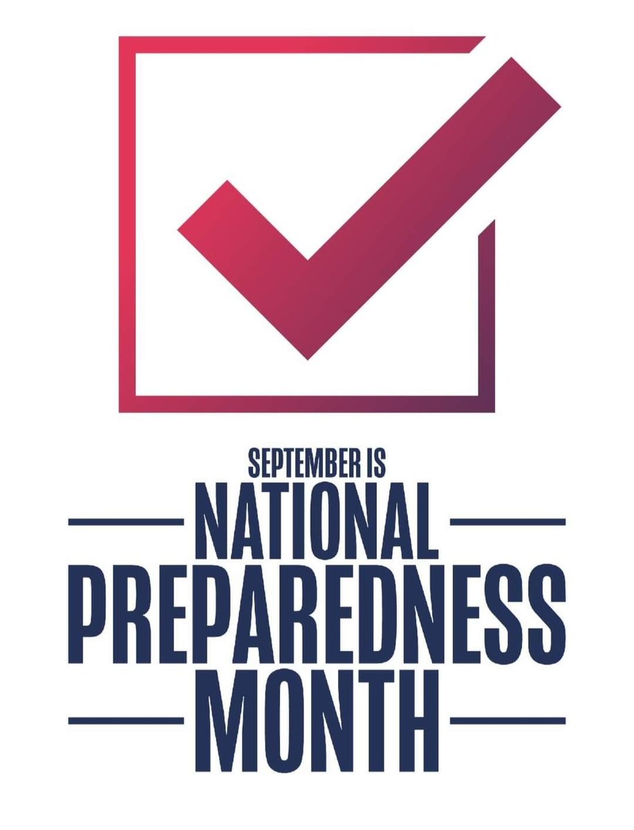 It's #NationalPreparednessMonth, a great reminder to keep a supply