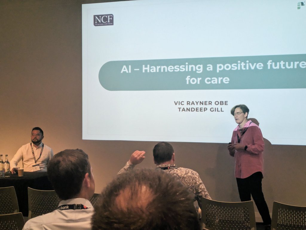 The second round of #GAN2023 day 2 workshops are underway! 

Delighted to be attending @NCFCareForum's CEO @vicrayner and @PainChek's Tandeep Gill's session on AI - how to harness a positive future for social care.
