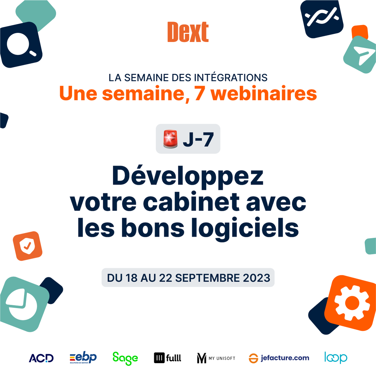 Dext France (@dext_france) on Twitter photo Dext propose des intégrations avec les meilleurs logiciels de production de l'écosystème 💥
<a href="/ECMA_news/">ECMA</a>, @Groupe_ACD, <a href="/MyUnisoft/">MY UNISOFT</a>, fulll, <a href="/SageFrance/">Sage France</a>, Loop et EBP
Envie d'en savoir plus ? Assistez à La Semaine des intégrations 🚀 : bit.ly/3YS52li Dext propose des intégrations avec les meilleurs logiciels de production de l'écosystème 💥
<a href="/ECMA_news/">ECMA</a>, @Groupe_ACD, <a href="/MyUnisoft/">MY UNISOFT</a>, fulll, <a href="/SageFrance/">Sage France</a>, Loop et EBP
Envie d'en savoir plus ? Assistez à La Semaine des intégrations 🚀 : bit.ly/3YS52li