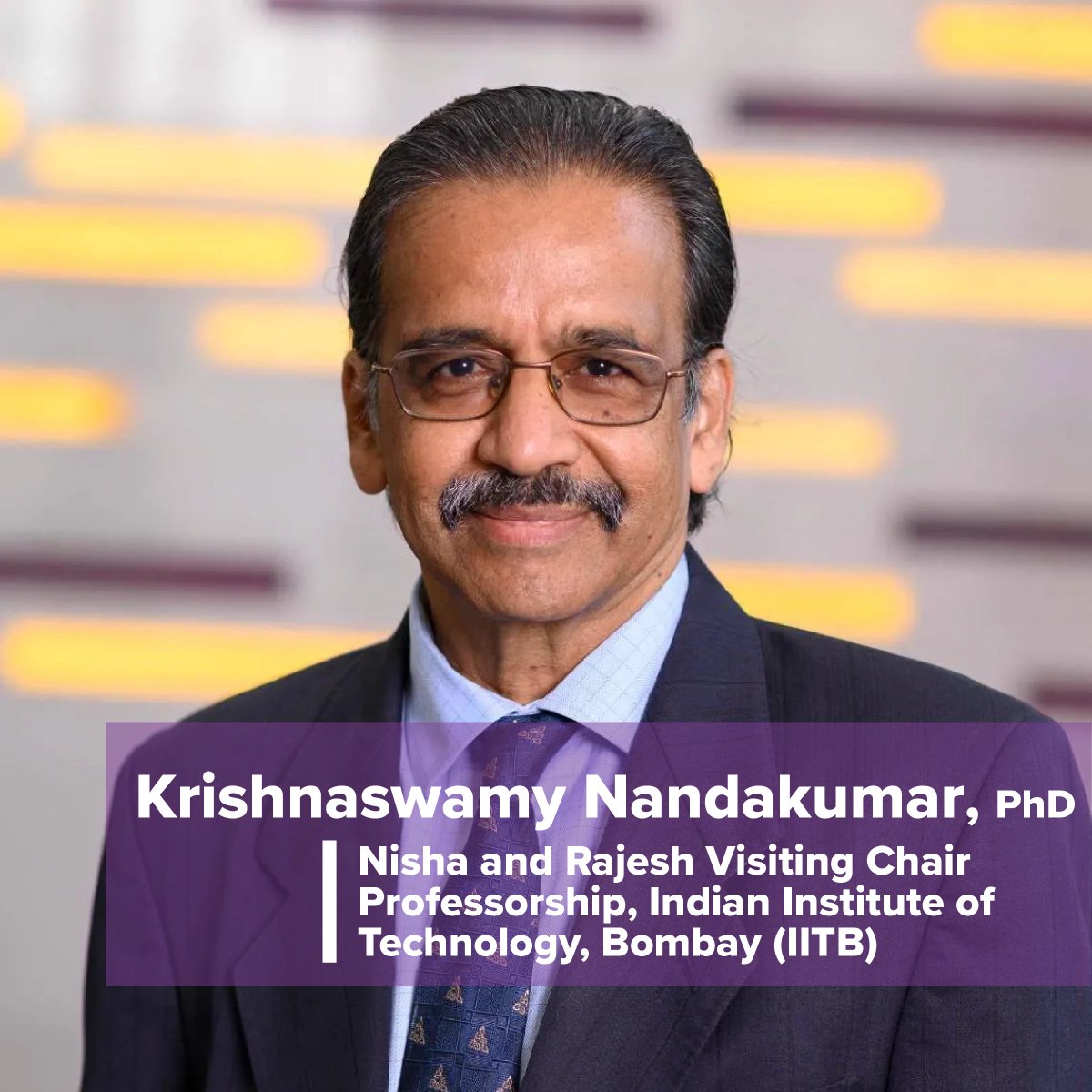 Today is #FeaturedFacultyFriday! Prof. Nandakumar received the Nisha and Rajesh Visiting Chair Professorship from the Indian Institute of Technology, Bombay (IITB). 
-
#LSU #ChemicalEngineering #IITB #LSUChE #LSUChemicalEngineering